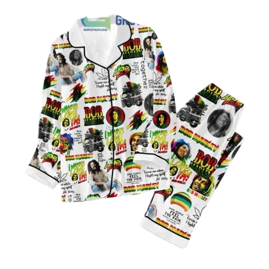 Bob Marley One Love Pajamas Set for Adults