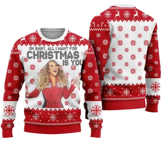 Discover Mariah Carey CHRISTMAS Ugly Sweater