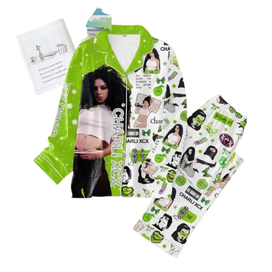 Discover Charli XCX Rotten Right To The Core 2024 Polyester Pajamas Se