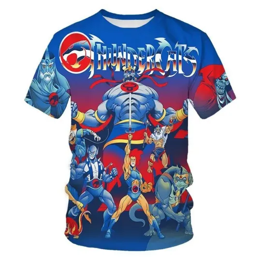 Discover Thundercats Comics 3D Print Men Women Short Sleeve T-Shirt