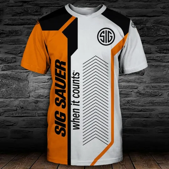 Discover SIG Sauer T-Shirt All Over Printed 3D Tee Best Gift