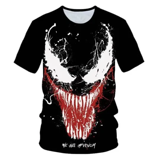 Cool Venom Superhero 3D T shirt Fashion Movie Tshirts