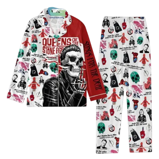 Discover Queens Of The Stone Age Song For The Deaf Pajamas Set