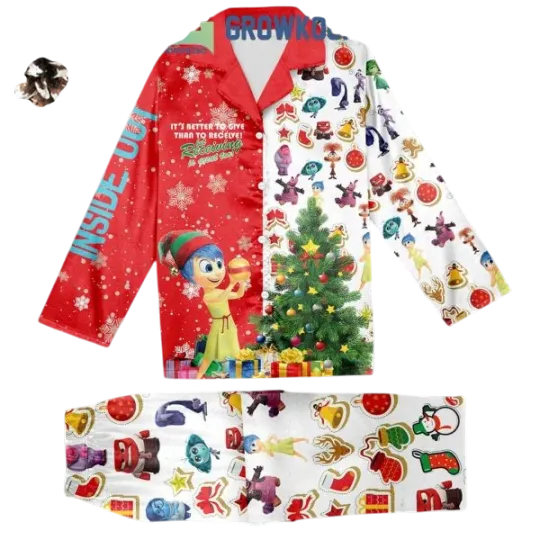 Discover Inside Out Christmas Better To Give Than To Receive Pajamas Set