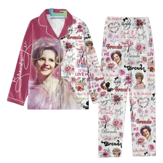 Discover I Want To Be Wanted Brenda Lee I Can't Help Falling In Love With You Pajamas Set