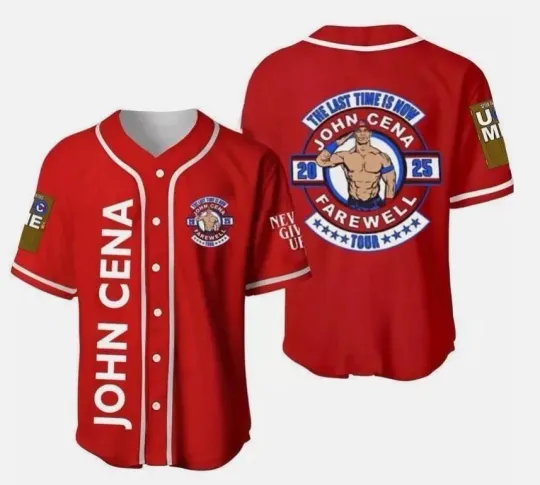 Discover 2025 Wrestling Entertainment Jo Cen Farewell Tour Wrestling Baseball Jersey