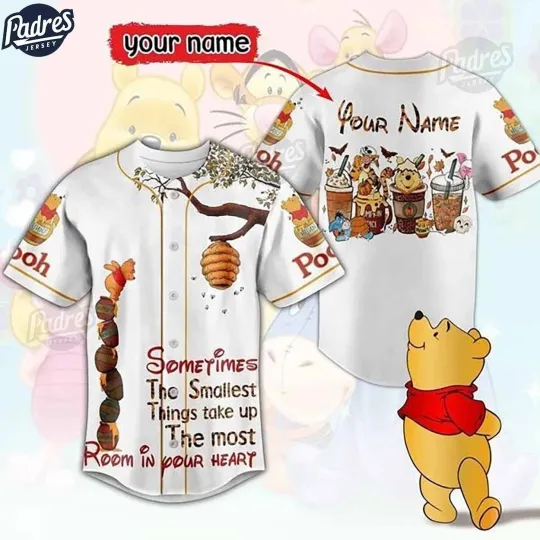 Discover Winnie The 1Pooh Quotes Personalized Baseball Jersey