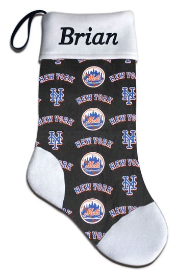 Discover Personalized New York Baseball Christmas Stocking Embroidered
