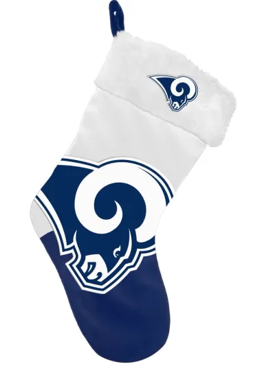 Discover Rams football Christmas Stocking Forever Collectibles