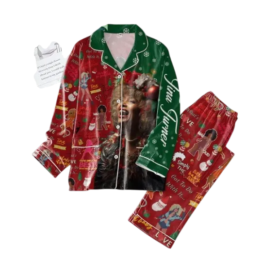 Discover Tina Turner A Fool For Your Love Merry Christmas Pajamas Set