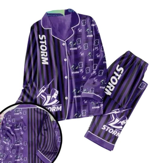 Discover Melbourne Storm Made For Purple Pride Pajamas Set