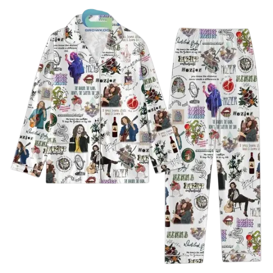 Hozier The Harer The Rain Honey The Sweeter The Sun Pajamas Set