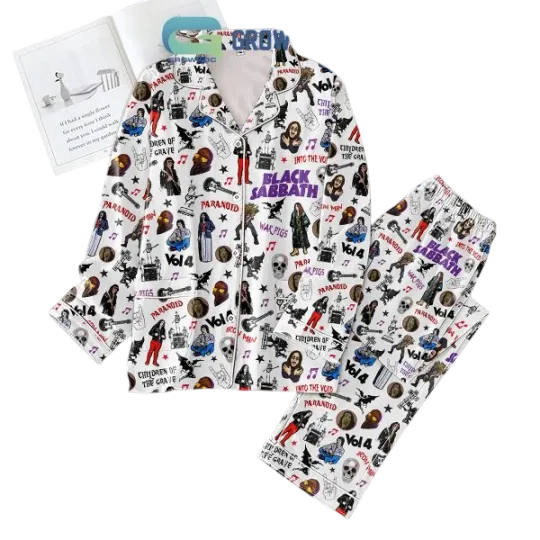 Discover Black Sabbath War Pigs Children Of The Grave Pajamas Set