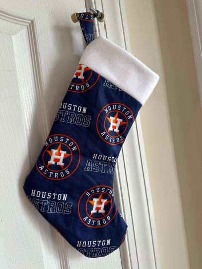 Houston Astros Christmas Stocking Handmade
