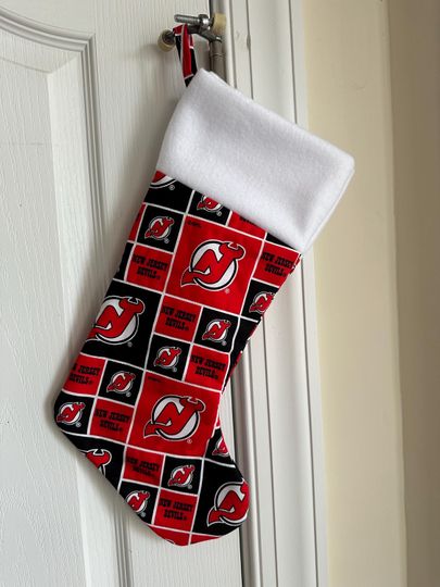 Discover New Jersey Devils  Christmas Stocking Handmade Ready to Personalize