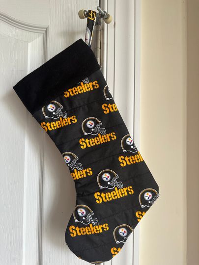 Discover Pittsburgh Steeler Christmas Stocking Ready to Personalize
