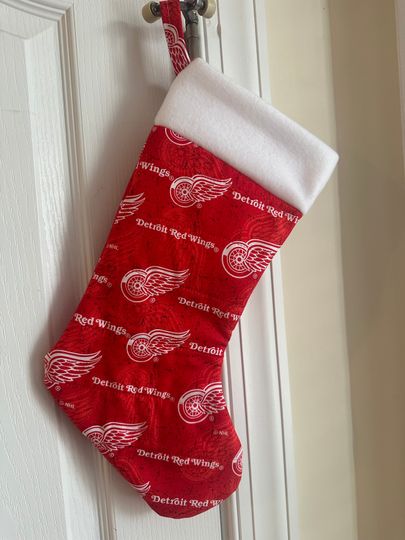 Detroit Red Wings Christmas Stocking Free Personalization