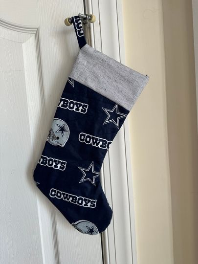 Dallas Cowboys Christmas Stocking Handmade