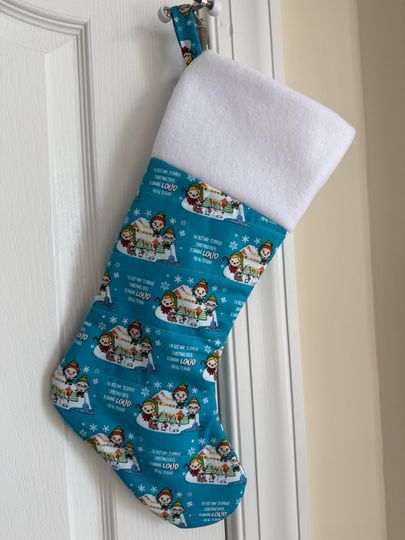 Discover Elf Movie Stocking Handmade Ready to Personalize
