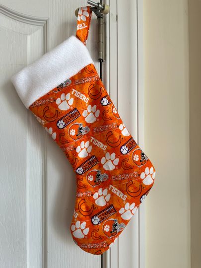Clemson University Christmas Stocking Handmade