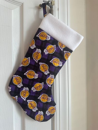 Discover LA L@kers Christmas Stocking Free Personalization