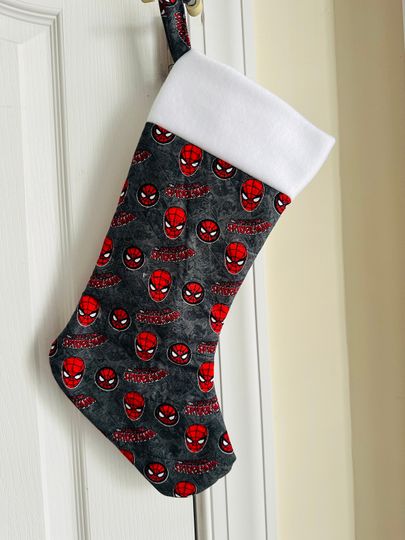 Spiderman Christmas Stocking Free Personalization