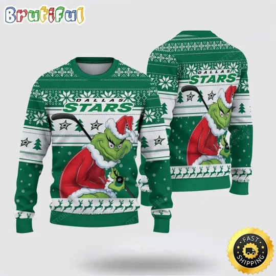 Discover Dallas Stars Fan Ugly Sweater  funny character Inspired Winter Holiday Style