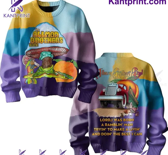 Discover The Allman Brothers Band Ugly Christmas Sweater