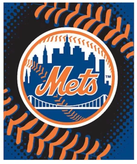 Discover New York Mets Fleece Blanket