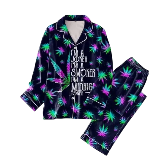 Discover Steven Millers A Joker A Smoker  A Midnight Toker Pajamas Set