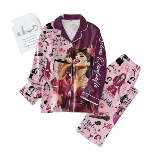 Selena Quintanilla Roses Anything For Selenas Pajamas Set