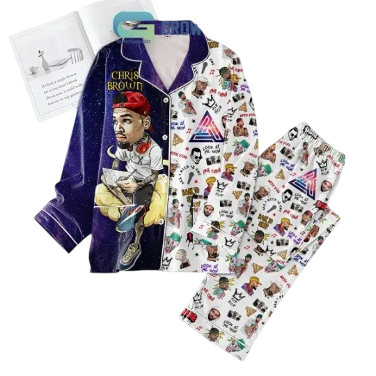 Chris Brown Back To Sleep All I Need Is One Pajamas Set