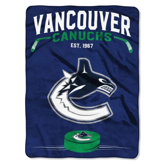 Discover Vancouver Canucks Plush Blanket, 60”x80” - Warm & Soft NHL Blanket