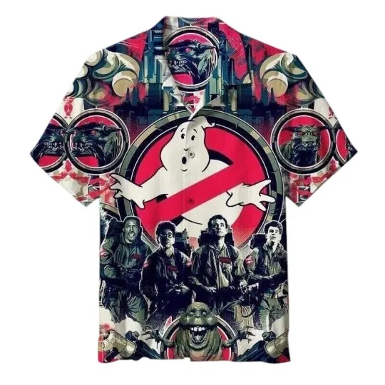 Ghostbusters Hawaiian Shirt, Summer Gift For Men