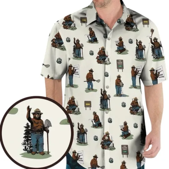 Discover smuky the bear Hawaiian Smuky the Bear Hawaiian Shirt