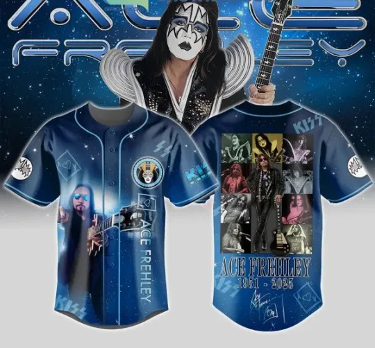 Discover Ace Frehley Singer 1951 2025 Baseball Jersey