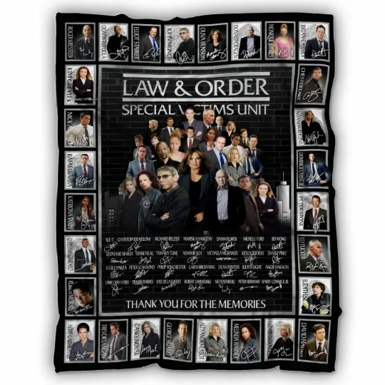 Discover Law & Order Blanket, Law And Order Special Victims Unit Fleece, Sherpa Gifts