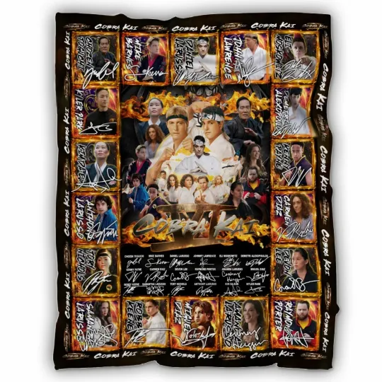 Discover Cobra Kai Blankets, Cobra Kai TV Series Fleece Blanket