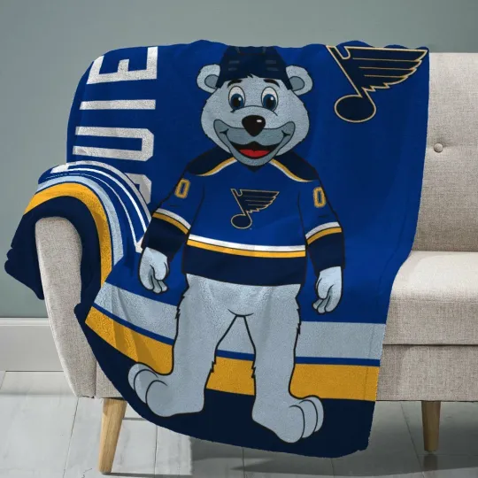 Sleep Squad St. Louis Blues Louie Fleece Blanket