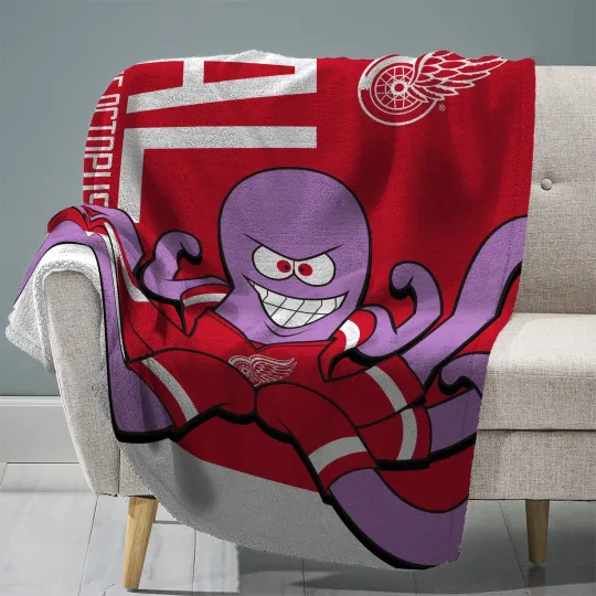 Discover Sleep Squad Detroit Red Wings Rally Al Fleece Blanket