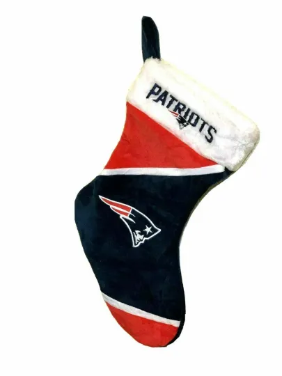 Discover football New England Holiday Christmas Stocking