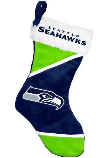 Discover football Seattle Holiday Christmas Stocking