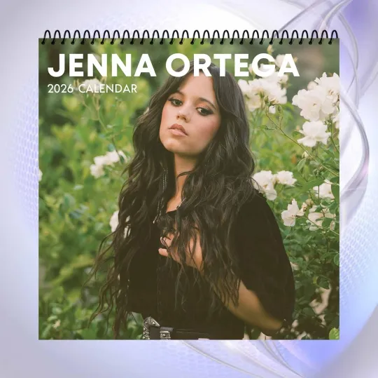 Discover Jenna Ortega 2026 Wall Calendar, Celebrity Star Fan Gift