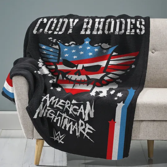 Discover Sleep Squad Wrestling Entertainment Cody Rhodes American Nightmare Fleece Blanket