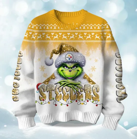 Discover 2025 Steeler The funny character Season Christmas Ugly Sweater