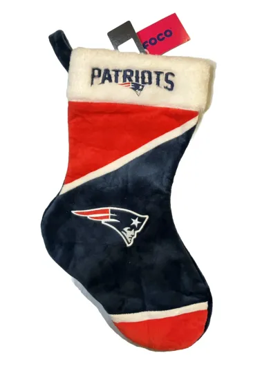 Discover football New England Holiday Christmas Stocking
