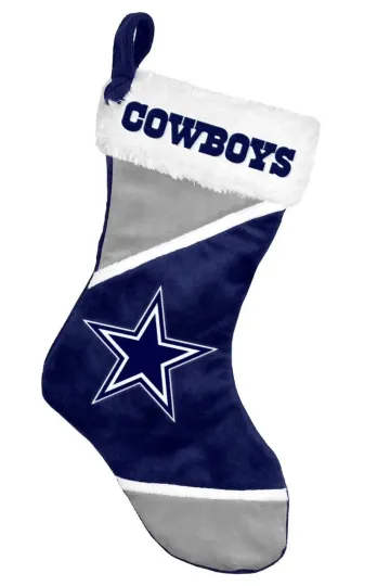 Discover football Dallas Holiday Christmas Stocking-priority mail