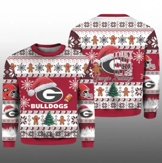 2025 Bulldogs They Not Like Us Ugly Christmas Sweater