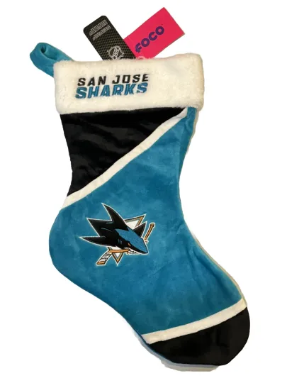 San Jose Sharks Holiday Christmas Stocking