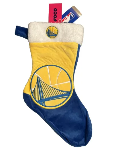 Discover Golden State Holiday Christmas Stocking-Big Logo